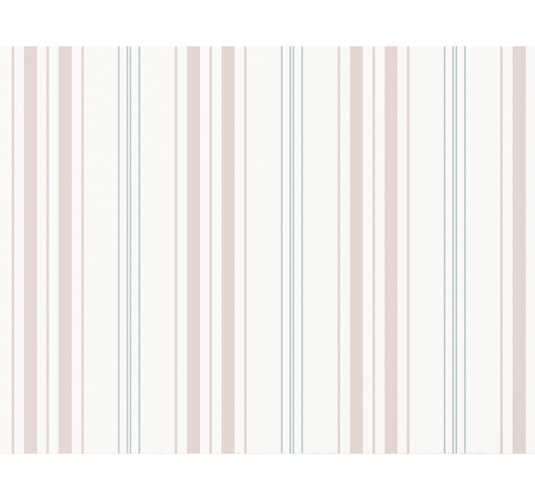 Papel tapiz infantil rayas finas en pastel - TenVinilo