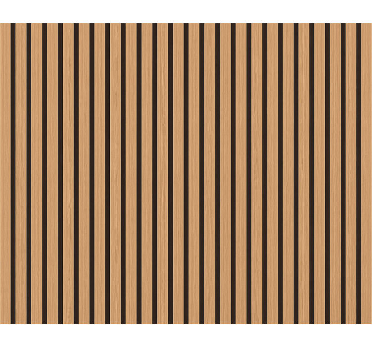 Papel tapiz para sala efecto madera marrón y negra - TenVinilo