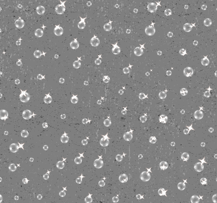 Papel pintado gris hormigón esferas relucientes - TenVinilo