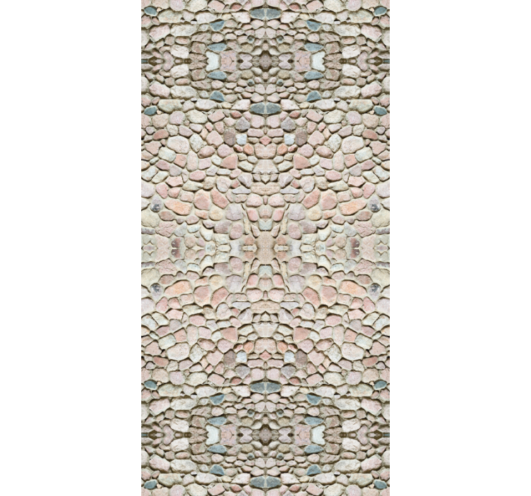 Papel pintado imitación piedra rústica - TenVinilo