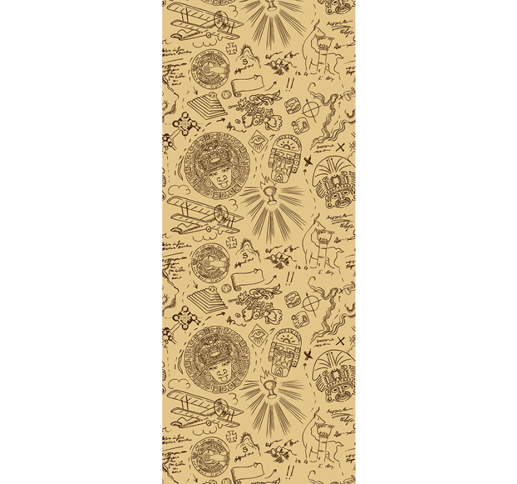 Papel pintado para entradas Indiana jones - TenVinilo