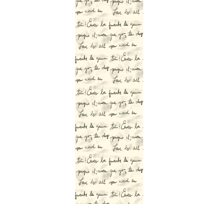 Papel pintado Patrón de escritura a mano - TenVinilo