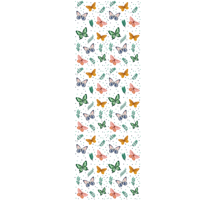 Papel pintado de mariposas Patrón de mariposa - TenVinilo