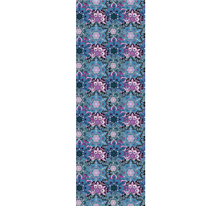 Papel tapiz ornamental detalle del patrón mandala - TenVinilo