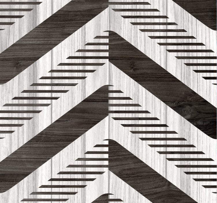 Papel pintado rayas efecto madera plateada - TenVinilo