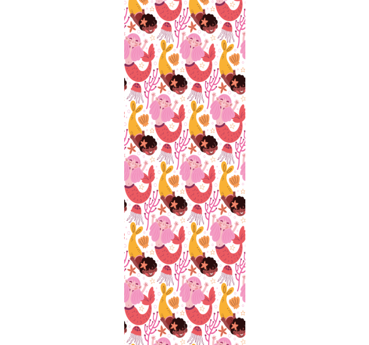 Papel tapiz ornamental fantasía submarina - TenVinilo