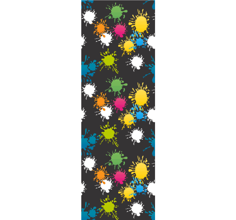 Papel tapiz abstracto patrones de salpicaduras - TenVinilo