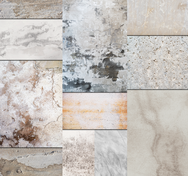 Papel imitación piedra azulejos irregulares - TenVinilo