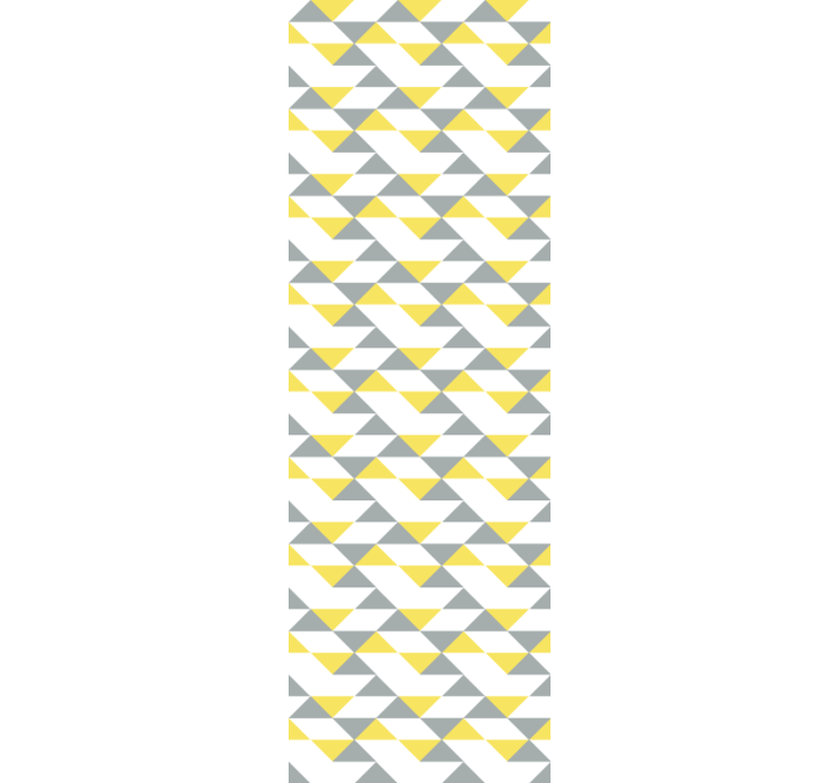 Papel pintado triangulos Patrón pantone gris - TenVinilo