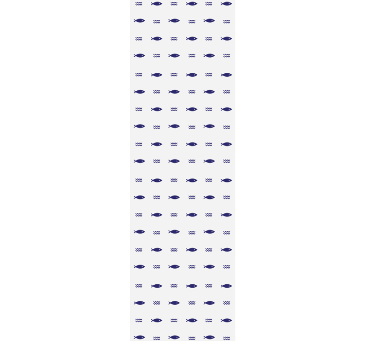 Papel pintado animal Símbolos de peces pequeños - TenVinilo