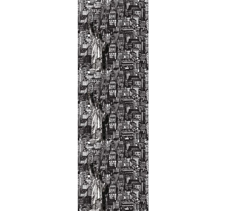 Papel pintado Nueva York Estatuto de libertad collage - TenVinilo