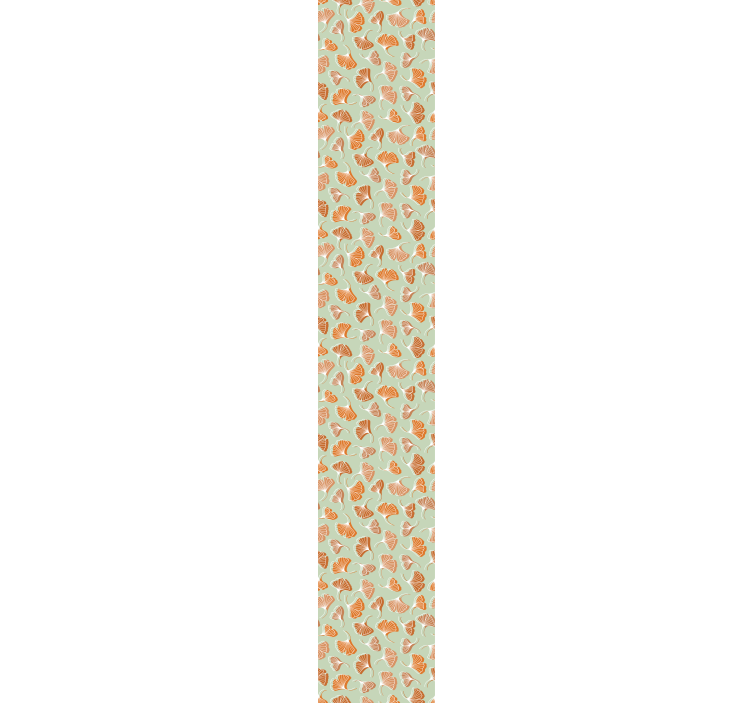 Papel tapiz hojas patrón de hoja de gingko - TenVinilo