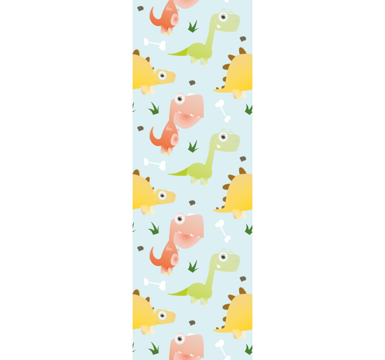 Papel pintado dinosaurios Pequeño patrón de dinosaurio - TenVinilo