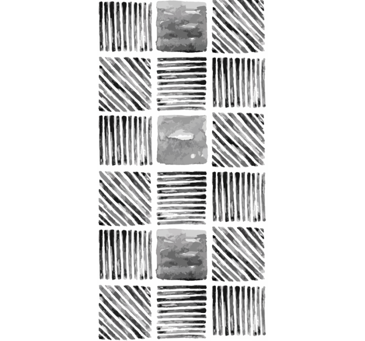 Papel tapiz geométrico bloques geométricos abstractos - TenVinilo