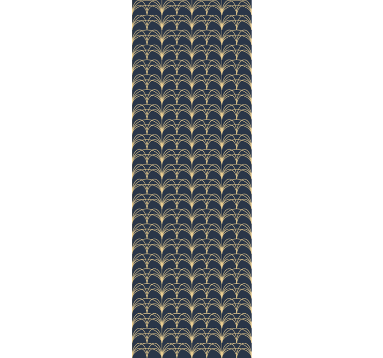 Papel tapiz geométrico arcos art deco - TenVinilo