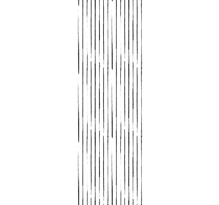 Papel pintado rayas verticales Nórdico blanco y negro - TenVinilo