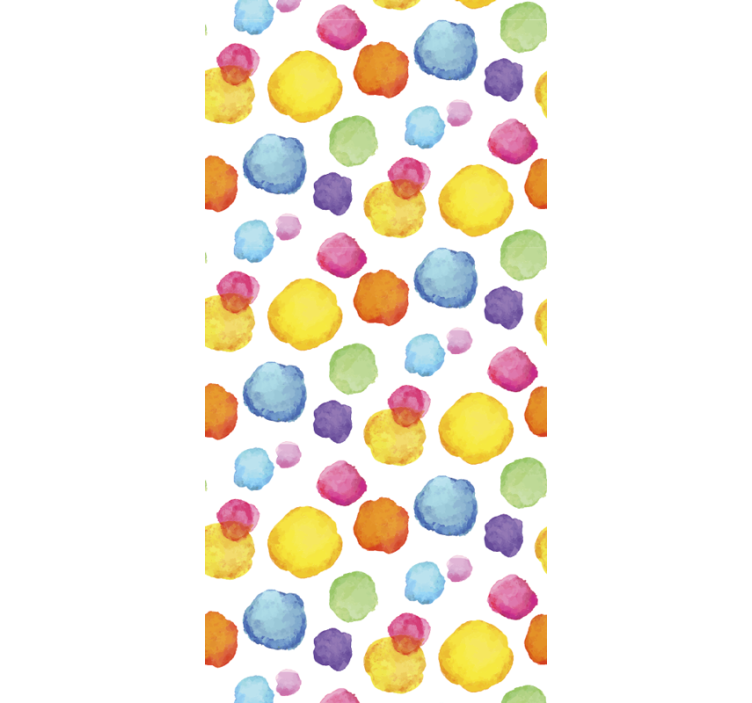 Papel pintado abstracto Puntos abstractos en diferentes colores. - TenVinilo