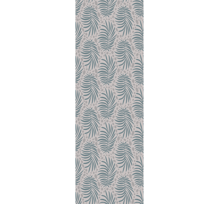 Papel tapiz comedor hojas de palmeras tropicales - TenVinilo