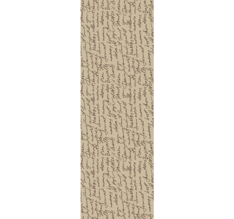 Papel tapiz letras escritura de guiones elegante - TenVinilo