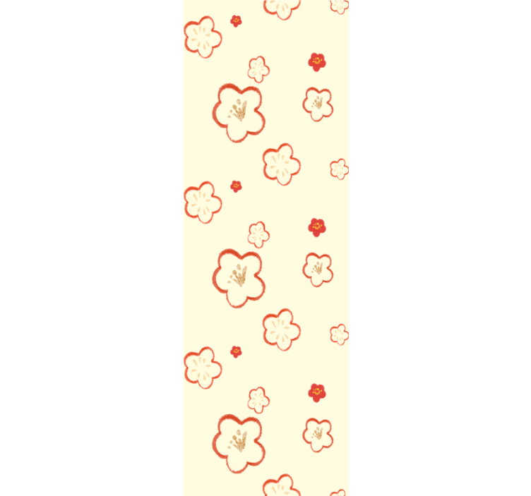 Papel tapiz flores delicados patrones florales - TenVinilo