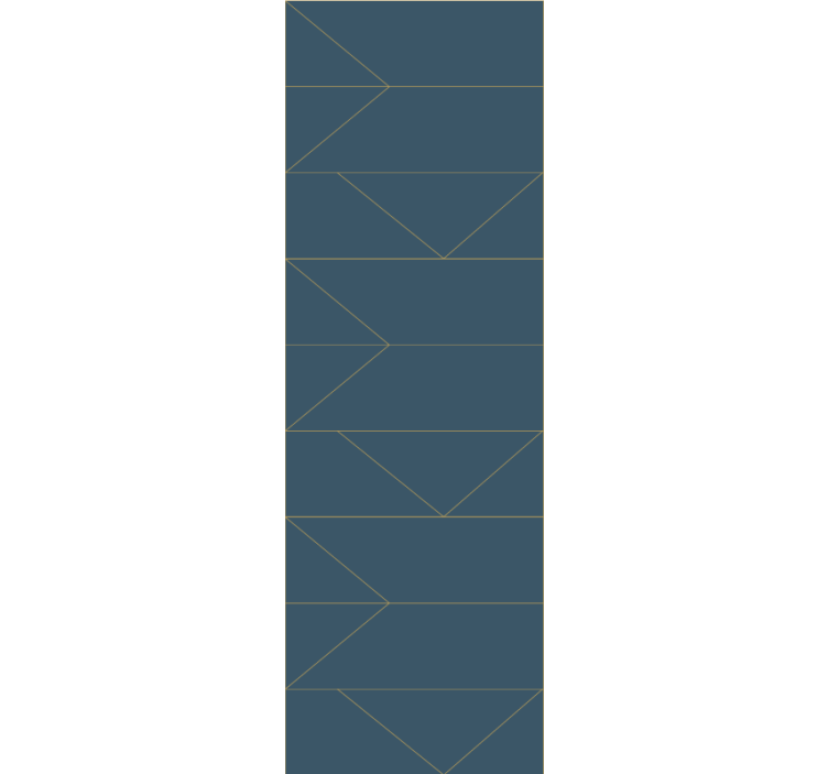 Papel pintado abstracto Patrón geométrico de líneas finas - TenVinilo