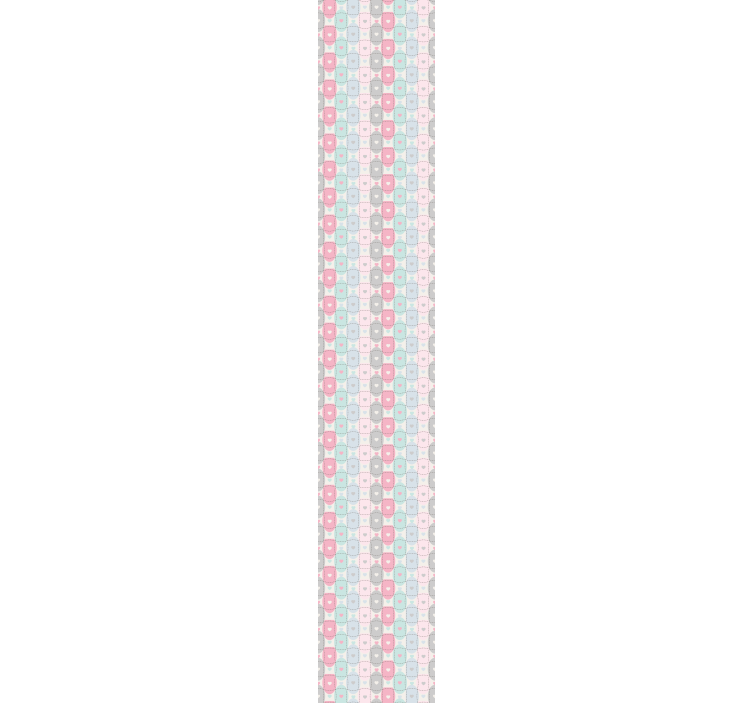 Papel pintado diversas texturas Corazones de retazos - TenVinilo