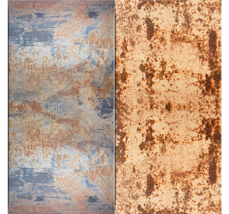 Papel decorativo juvenil Óxido de metal - TenVinilo