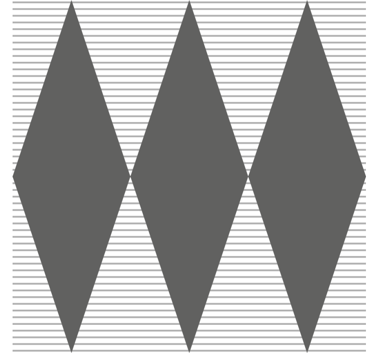 Papel tapiz geométrico patrón de diamante gris - TenVinilo