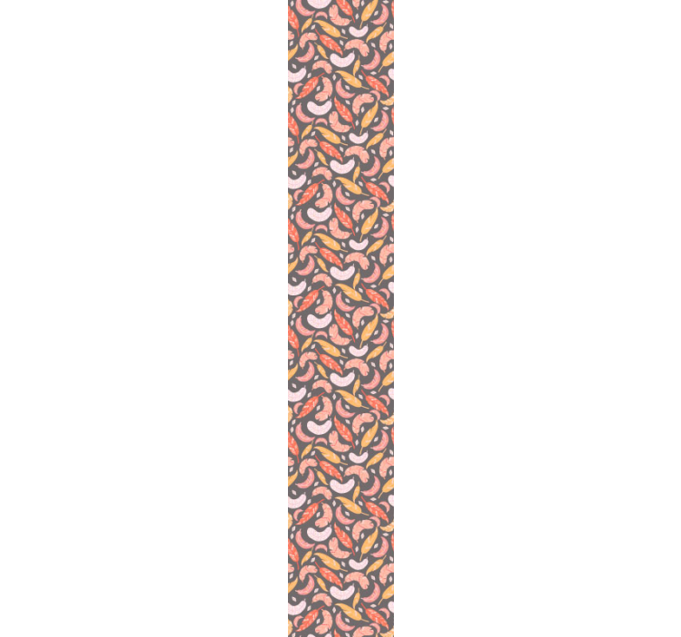 Papel pintado comedor de plumas coloridas - TenVinilo