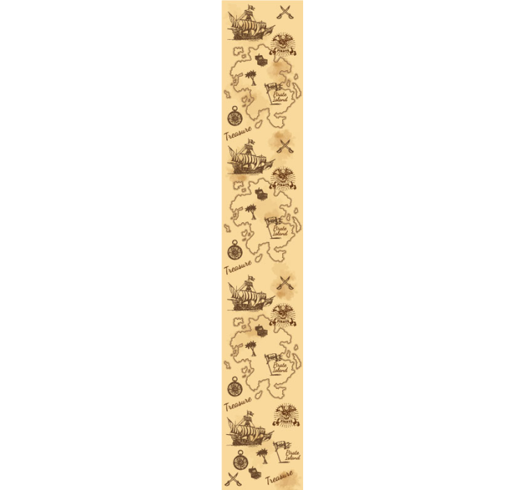 Papel pintado infantil isla del tesoro - TenVinilo