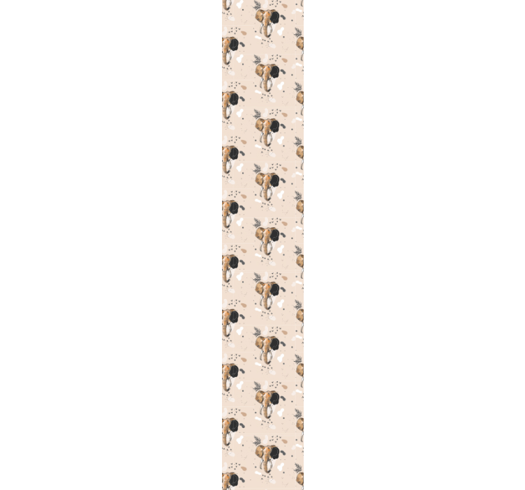 Papel tapiz elefantes patrón con motivo de elefante - TenVinilo