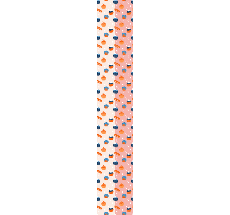 Papel pintado retro Confitería colorida - TenVinilo