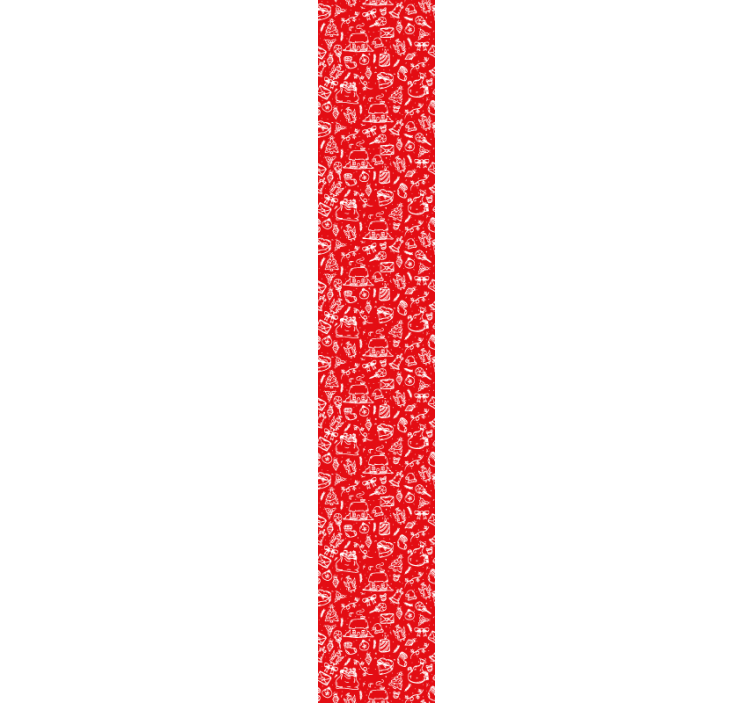 Papel tapiz naturaleza patrón floral rojo - TenVinilo