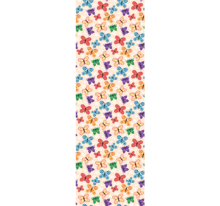 Papel pintado animal Mariposas de colores - TenVinilo