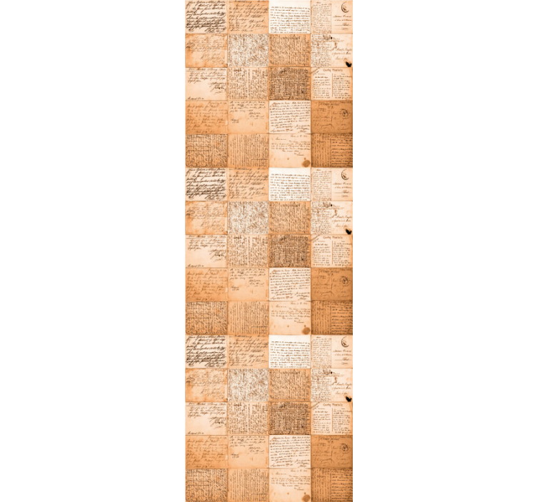 Papel tapiz vintage patrones de manuscritos - TenVinilo