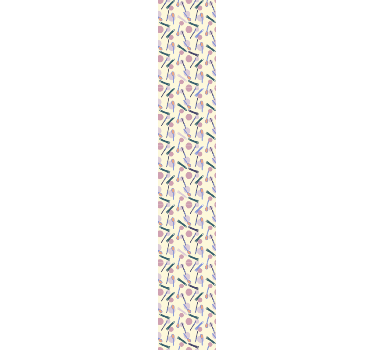 Papel tapiz ornamental motivo de utensilio elegante - TenVinilo