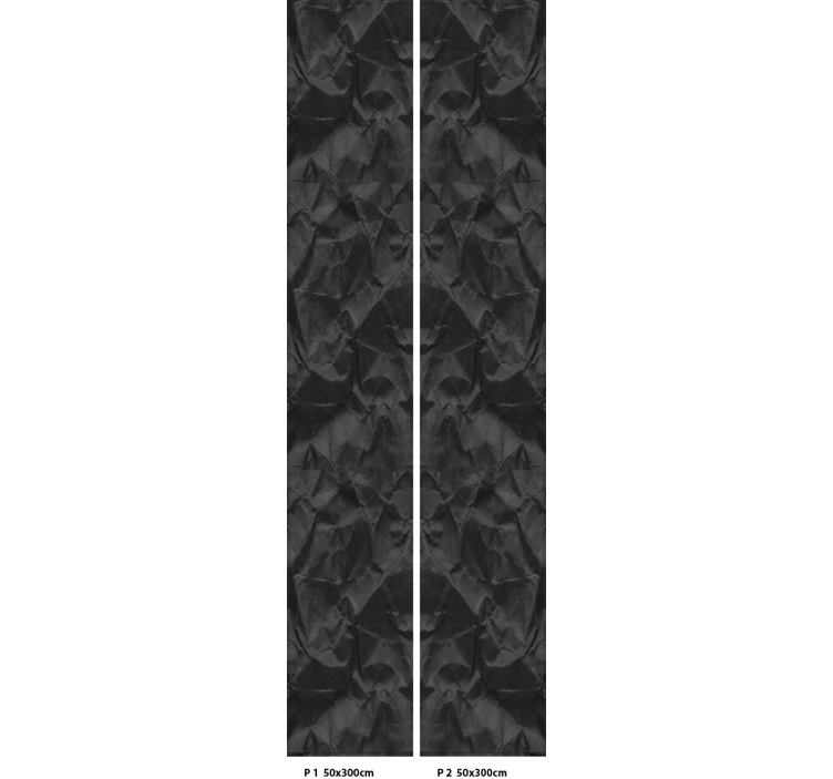 Papel pintado negro textura efecto kraft - TenVinilo