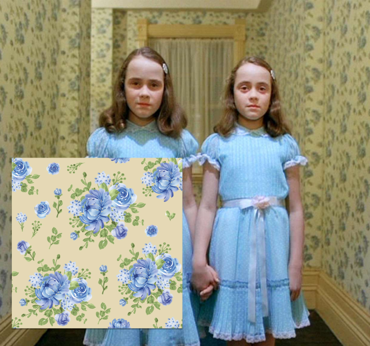 Papel decorativo para pasillos Pasillo brillante - TenVinilo