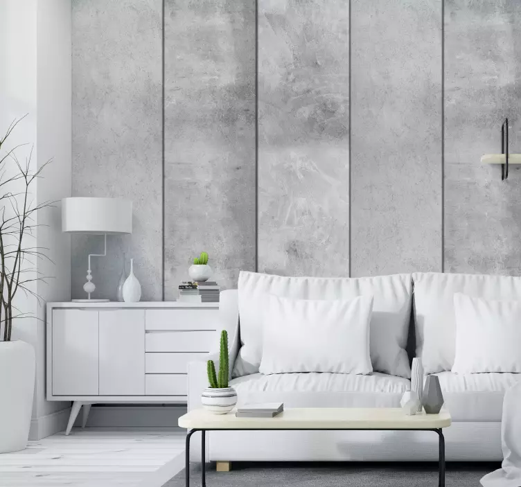 Papel tapiz hormigón pared de cemento texturizado - TenVinilo