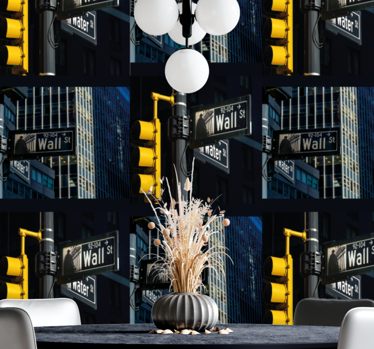 Papel tapiz ciudades intersección urbana - TenVinilo