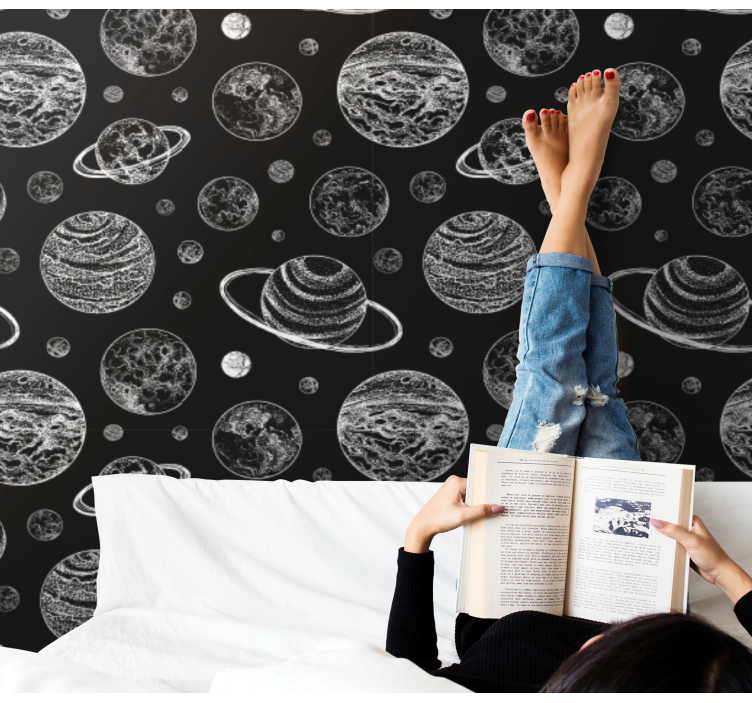 Papel tapiz estrellas exploración de los cuerpos celestes - TenVinilo